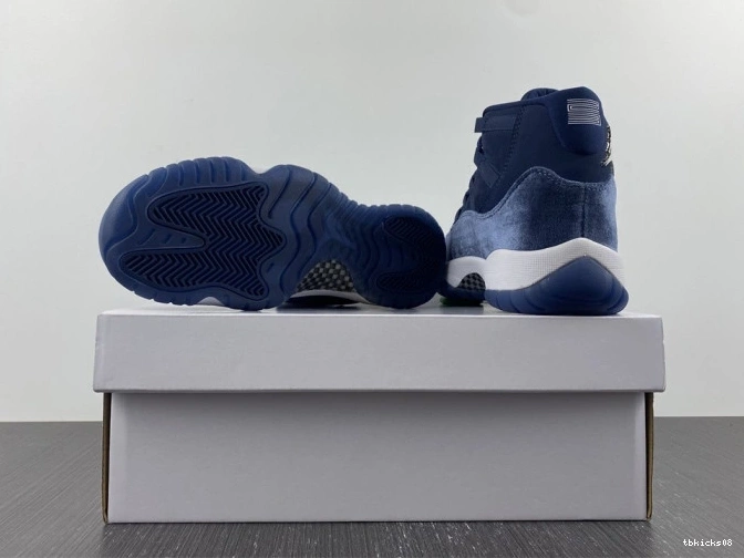 Rep TBkick Air Midnight WMNS Jordan Velvet 11 AR0715-441 Navy 0728